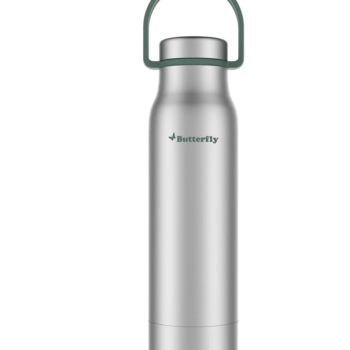 Butterfly Leisure Bottle Style Vacuum Flask, 350 ml, Stainless Steel
