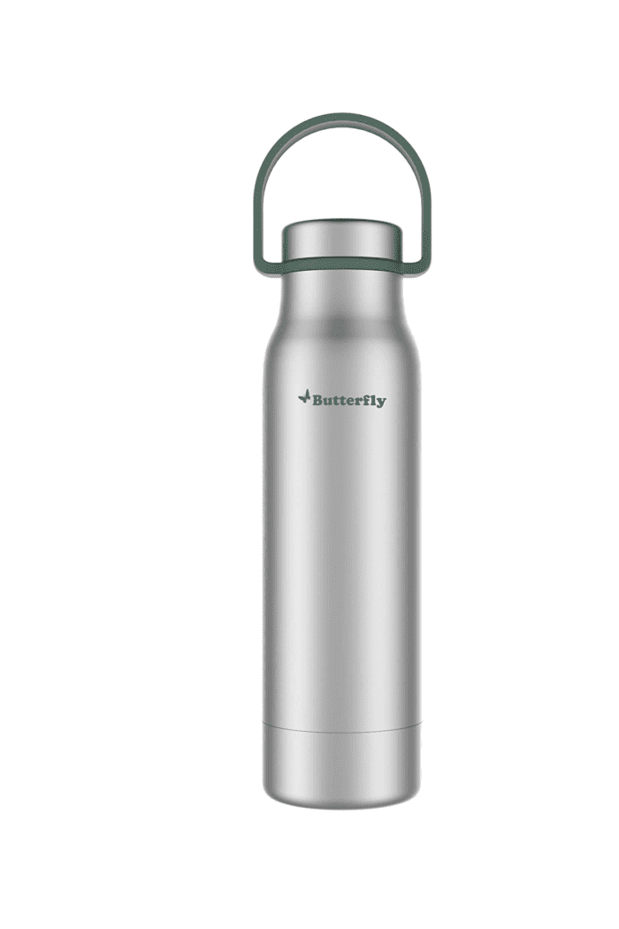 Butterfly Leisure Bottle Style Vacuum Flask, 350 ml, Stainless Steel