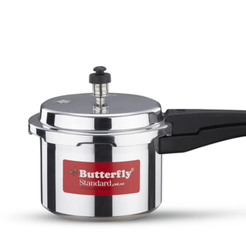 Butterfly SP-5L Standard Plus Induction Base Aluminium Pressure Cooker, 5 Litre