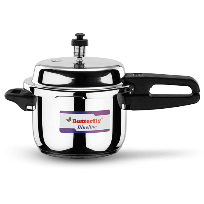 Butterfly Blue Line Stainless Steel Pressure Cooker, 3 Litre