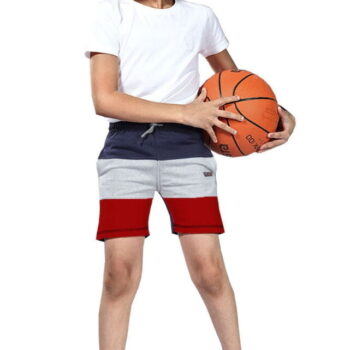 Boy's Regular Cotton Knit Lounge Shorts - Red Combo ( 3 Years - 16 Years )