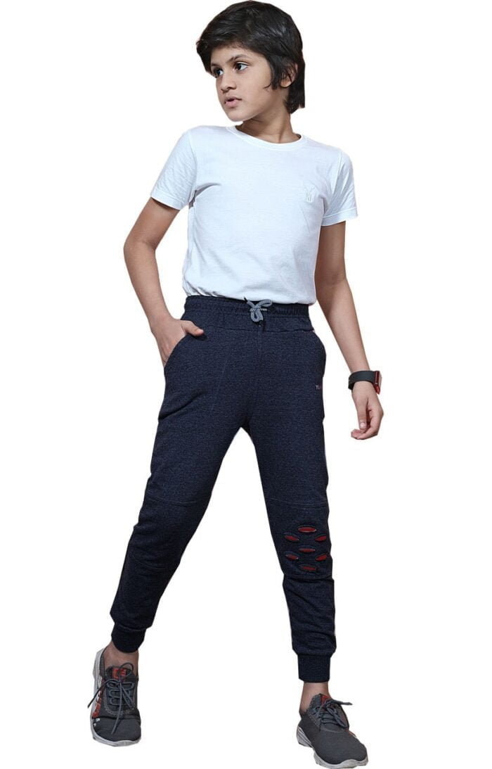 Boy's Regular Cotton Track Pant - M ( 3 Years - 16 Years )