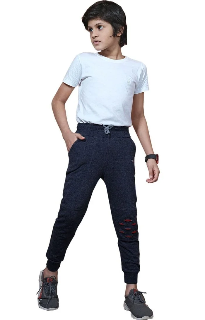 Boy's Regular Cotton Track Pant - M ( 3 Years - 16 Years )