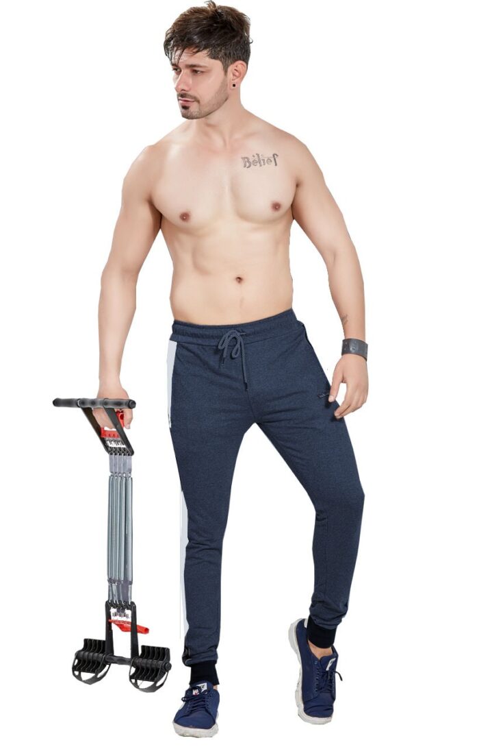 Men's Cotton Track Pant Jogger for All Seasons - GR/WS