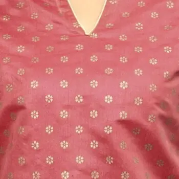 Ishitva Ladies Printed Kurti (Below Knee Length) – Only Top. Fabric : Art Silk With lining. - Image 2