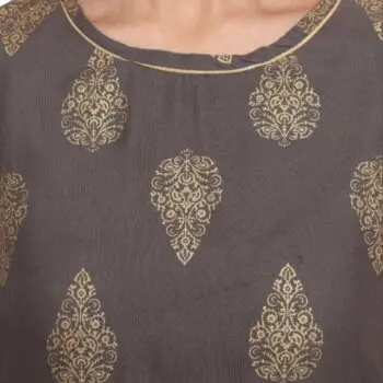 Ishitva Ladies Printed Kurti (Below Knee Length) – Only Top. Fabric : Rayon Without lining. - Image 2