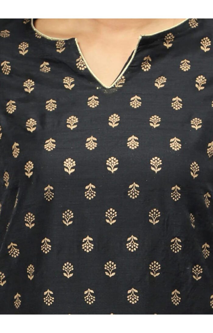 Ishitva Ladies Printed Kurti (Below Knee Length) – Only Top. Fabric : Art Silk With lining. - Image 3