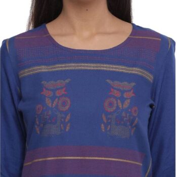 Ishitva Ladies Printed Kurti (Below Knee Length) – Only Top. Fabric : Rayon Without lining. - Image 3