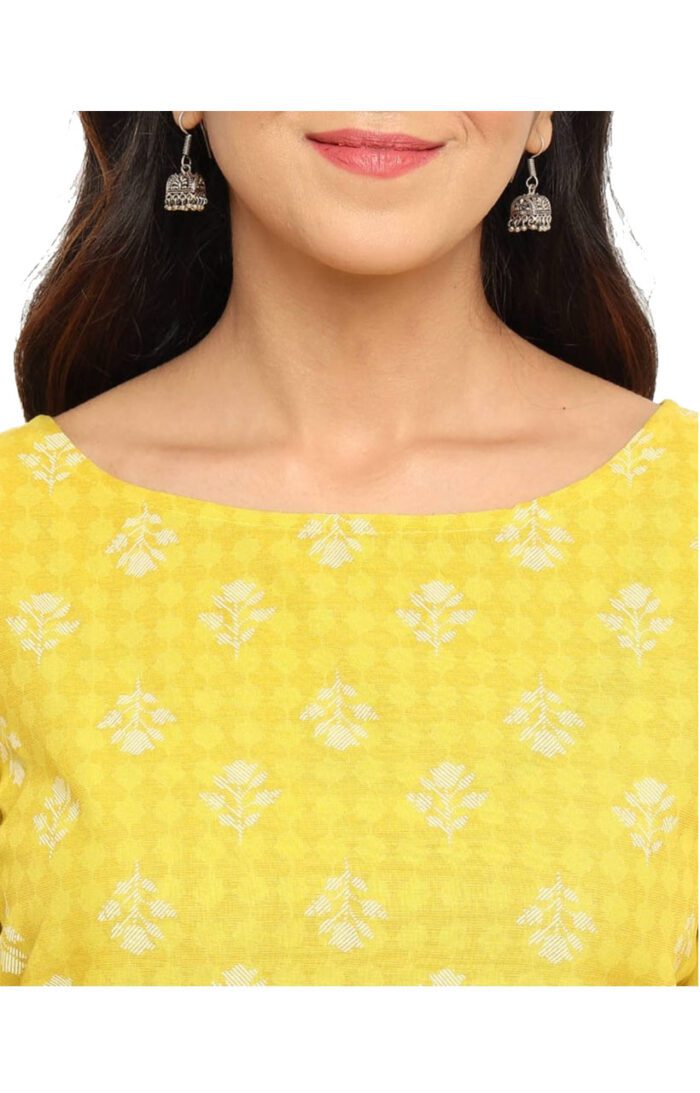 Ishitva Ladies Printed Kurti (Below Knee Length) – Only Top. Fabric : Rayon Without lining. - Image 3