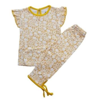 Newborn Kids Baby Girl Clothes T-Shirt Tops+Pant Sets 2 Pieces ( 3 M to 12 M )