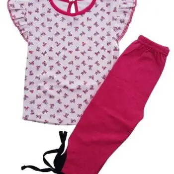 Newborn Kids Baby Girl Clothes T-Shirt Tops+Pant Sets 2 Pieces ( 3 M to 12 M )