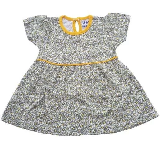 Newborn Kids Baby Girl's Cotton Frock ( 3 M to 12 M )