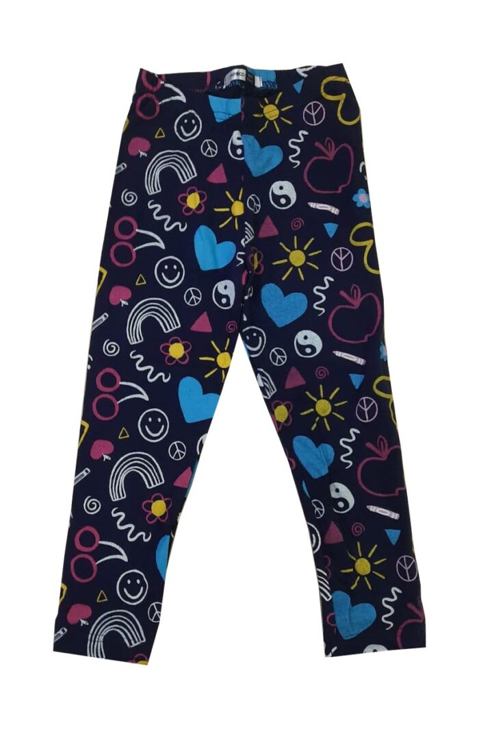 Girls Cotton Printed Leggings ( 2 Years - 6 Years )