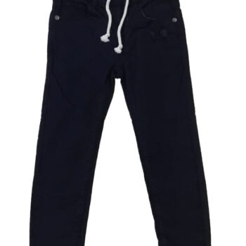 Regular Fit Black Cotton Boys Cotton Pant (3 Years - 12 Years)