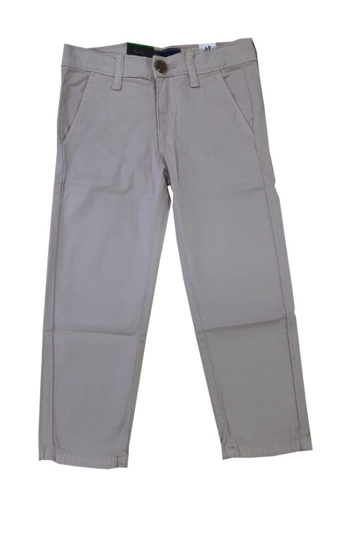 Regular Fit Beige Color Boys Cotton Pant (3 Years - 14 Years)