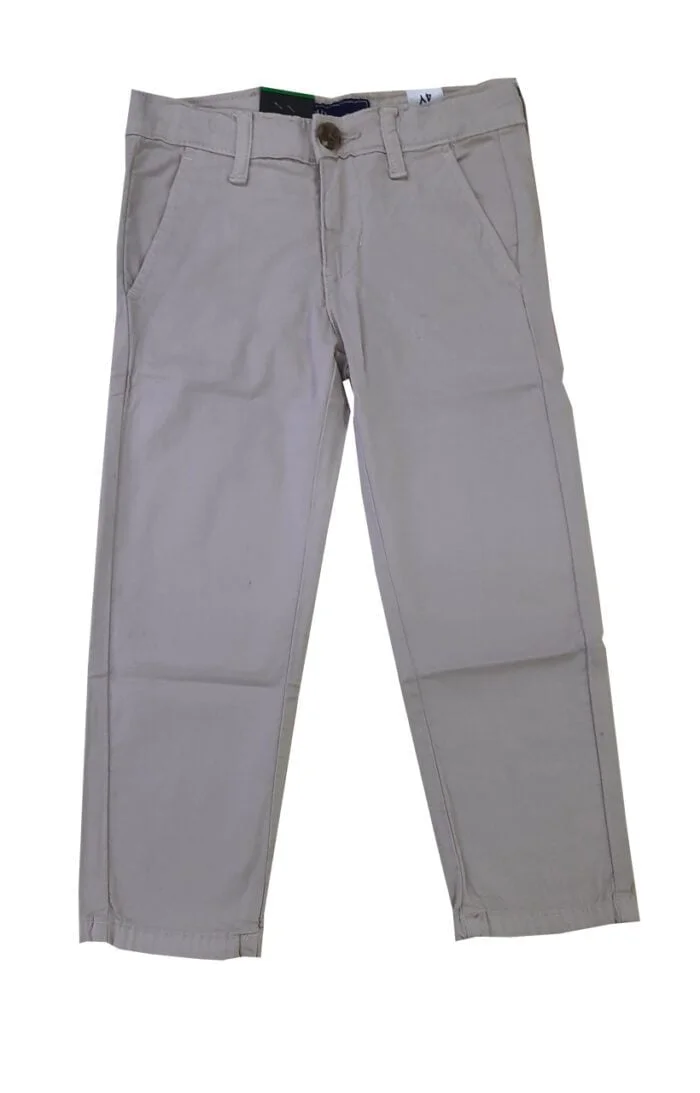 Regular Fit Beige Color Boys Cotton Pant (3 Years - 14 Years)