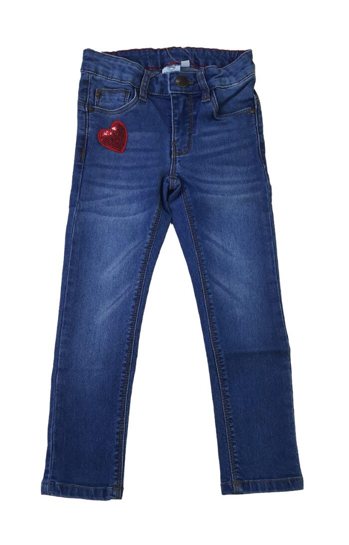Girls Denim Light Blue Breathable Stretchable Comfortable Fit (3 Years - 12 Years) GDJ07