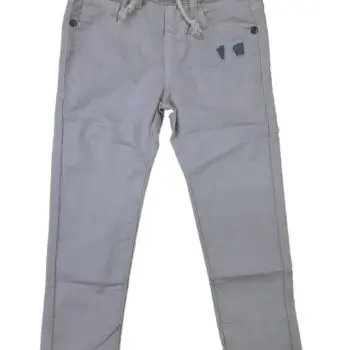 Regular Fit Off White Boys Cotton Pant (3 Years - 12 Years)