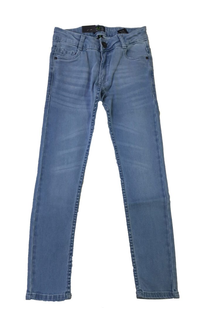 Breathable Stretchable Comfortable Regular Fit Light Blue Designer Denim Jeans for Girls (3 Years - 16 Years)