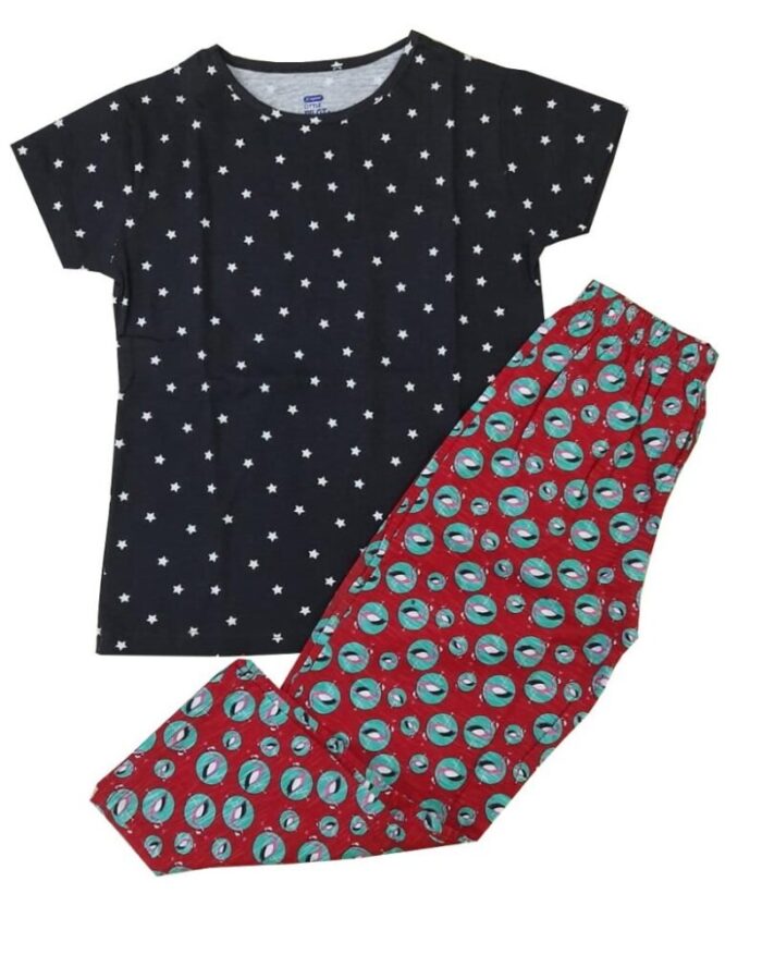 Girls Cotton Printed T-Shirt & Pant - ( 2 Years - 14 Years )