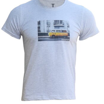 Branded Mens Cotton T-Shirt Off White