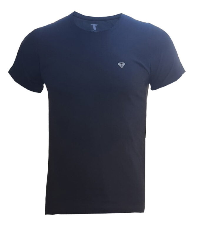 Branded Mens Cotton T-Shirt Dark Grey