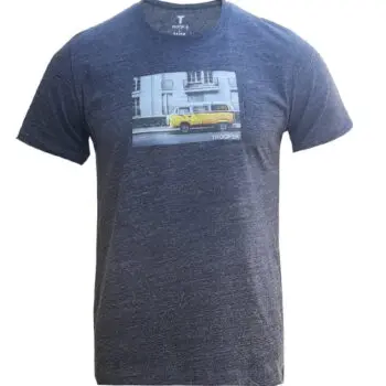 Branded Mens Cotton T-Shirt Grey Melange