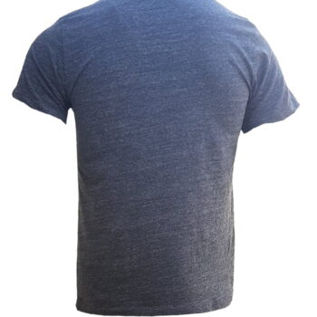 Branded Mens Cotton T-Shirt Grey Melange - Image 3