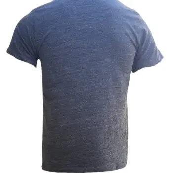 Branded Mens Cotton T-Shirt Grey Melange - Image 3
