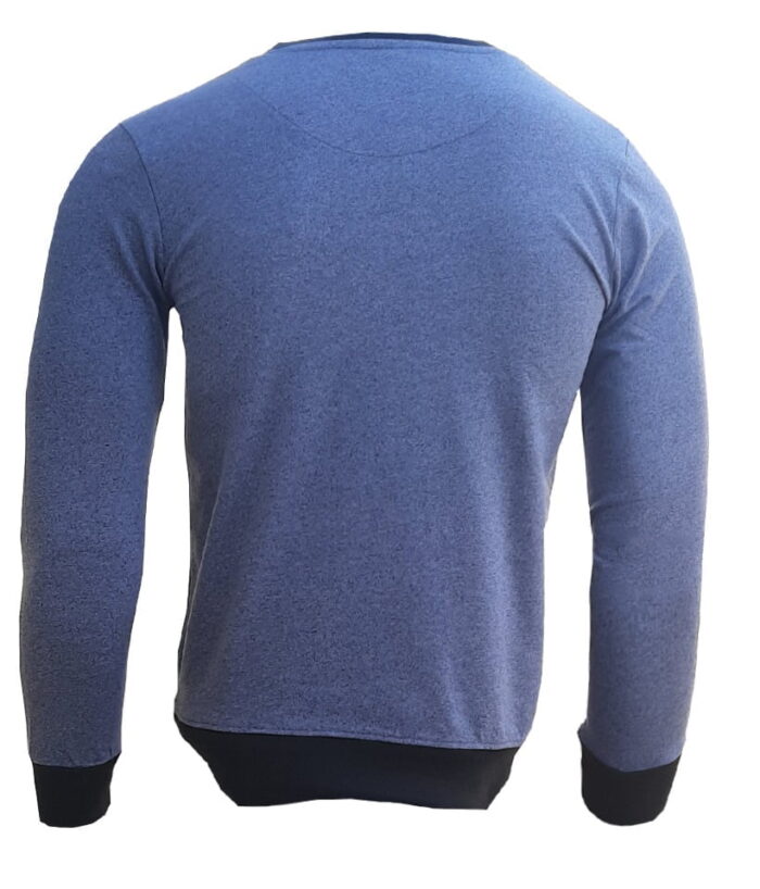 Branded Mens Cotton T-Shirt Lite Blue Full Hand ( S,M,L) - Image 2