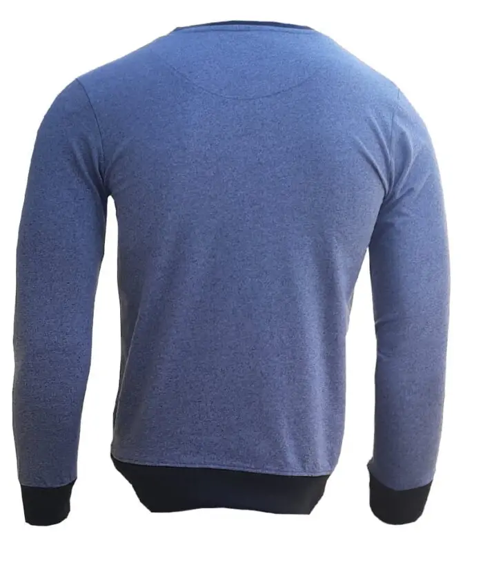 Branded Mens Cotton T-Shirt Lite Blue Full Hand ( S,M,L) - Image 2