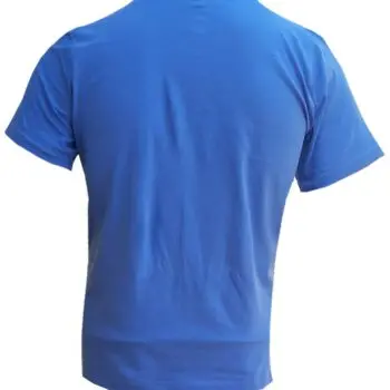 Branded Mens Cotton T-Shirt Blue - Image 3