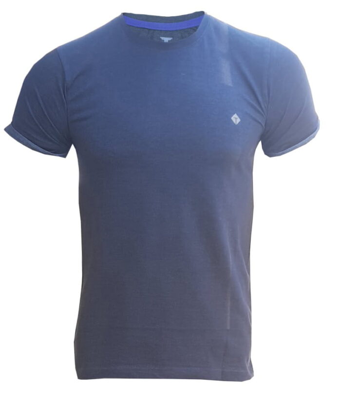 Branded Mens Cotton T-Shirt Sky Blue