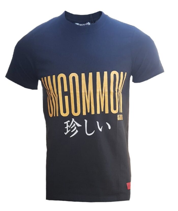 Branded Mens Cotton T-Shirt Black
