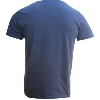 Branded Mens Cotton T-Shirt Grey - Image 3