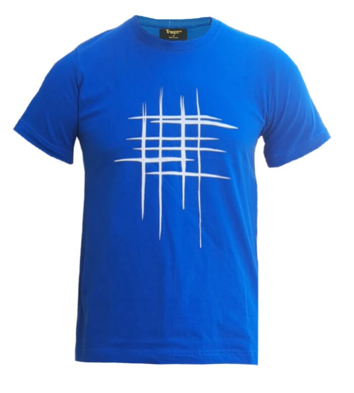 Branded Mens Cotton T-Shirt Royal Blue
