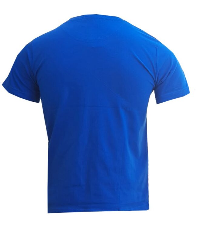 Branded Mens Cotton T-Shirt Royal Blue - Image 2