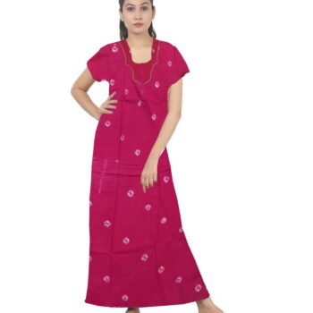Loose Fit Nighty Long Maxi Sleepwear Nightgown for Women's or Ladies with Super Soft Comfortable Design ( XL Size )