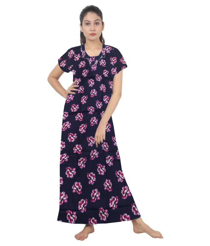 Fashionable Cotton Nighty for Women's or Ladies with Super Soft Comfortable Design ( XL Size ) LN034