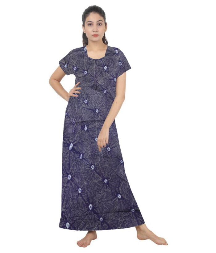 Loose Fit Nighty Long Maxi Sleepwear Nightgown for Women's or Ladies with Super Soft Comfortable Design ( XXL Size )