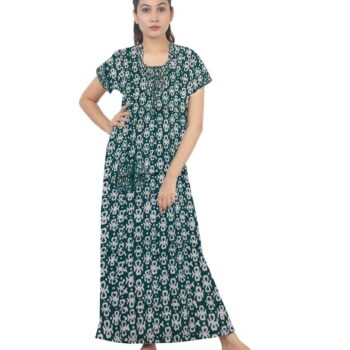 Loose Fit Nighty Long Maxi Sleepwear Nightgown for Women's or Ladies with Super Soft Comfortable Design ( XL Size )