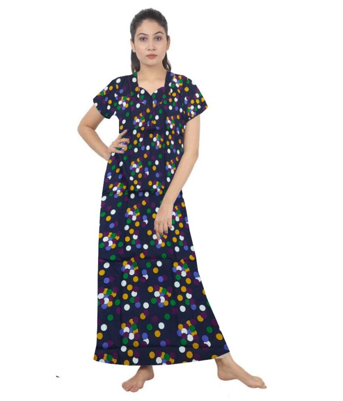 Loose Fit Nighty Long Maxi Sleepwear Nightgown for Women's or Ladies with Super Soft Comfortable Design ( XXL Size )