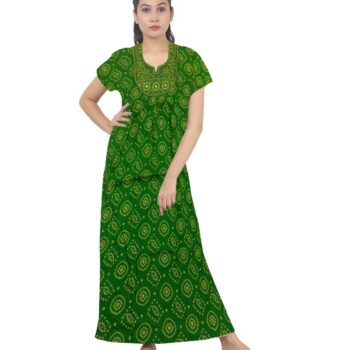 Loose Fit Nighty Long Maxi Sleepwear Nightgown for Women's or Ladies with Super Soft Comfortable Design ( XXL Size )