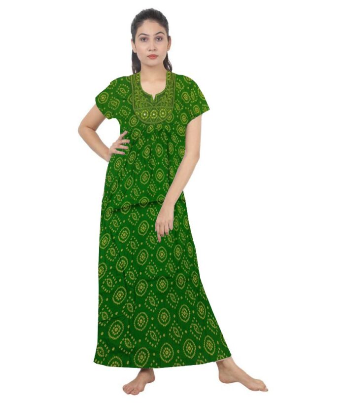 Loose Fit Nighty Long Maxi Sleepwear Nightgown for Women's or Ladies with Super Soft Comfortable Design ( XXL Size )