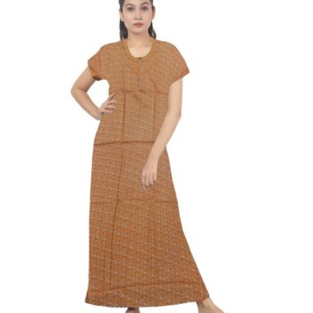 Loose Fit Nighty Long Maxi Sleepwear Nightgown for Women's or Ladies with Super Soft Comfortable Design ( XL Size )