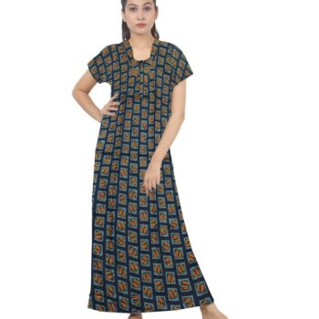 Loose Fit Nighty Long Maxi Sleepwear Nightgown for Women's or Ladies with Super Soft Comfortable Design ( XL Size )