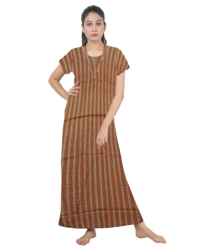Fashionable Cotton Nighty for Women's or Ladies with Super Soft Comfortable Design ( XL Size ) LN036