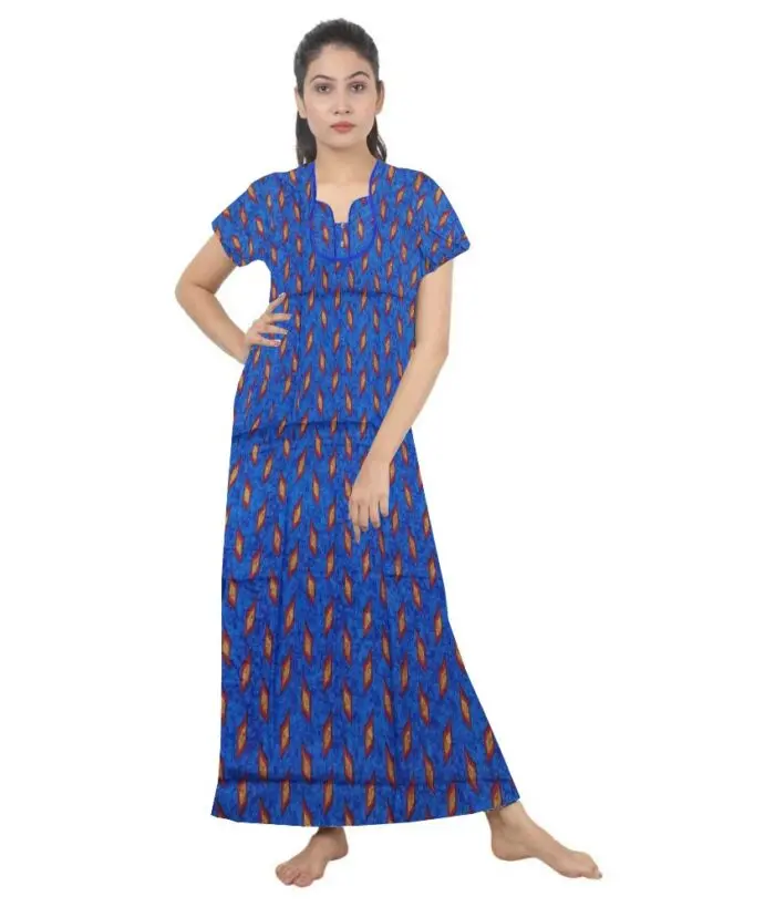 Fashionable Cotton Nighty for Women's or Ladies with Super Soft Comfortable  Design ( XL Size ) LN035 - Finebuy Online Shopping