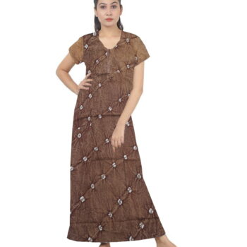 Loose Fit Nighty Long Maxi Sleepwear Nightgown for Women's or Ladies with Super Soft Comfortable Design ( XXL Size )