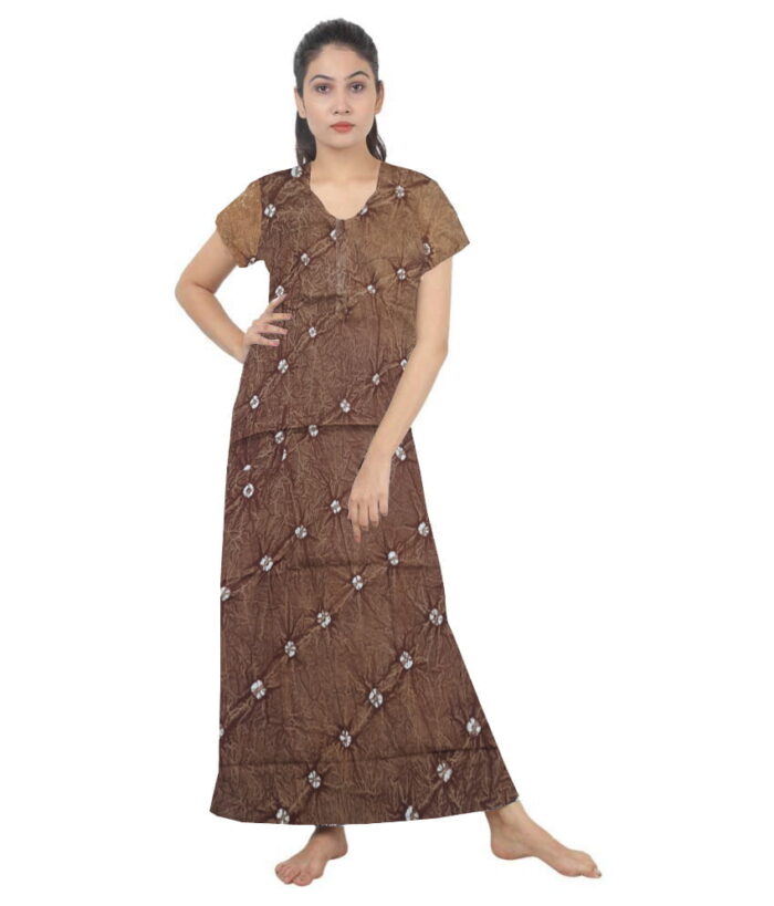 Loose Fit Nighty Long Maxi Sleepwear Nightgown for Women's or Ladies with Super Soft Comfortable Design ( XXL Size )
